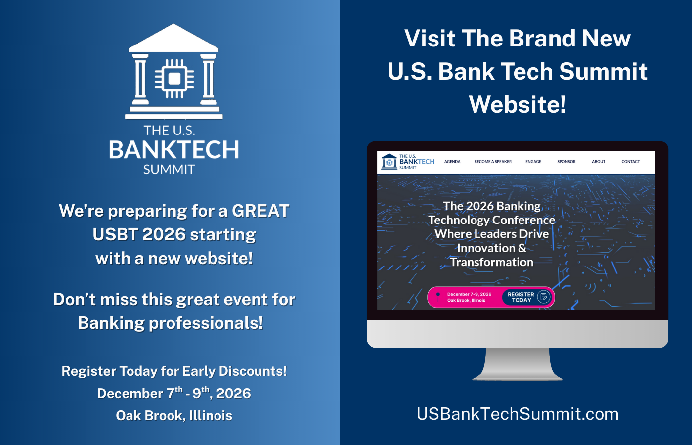 Join fintech and banking leaders at a new event focused on innovation, strategy, and digital transformation.