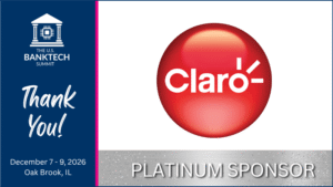 Claro Announced as Platinum Sponsor of the U.S. BankTech Summit 2026