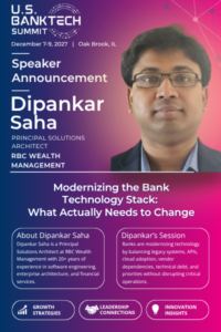 U.S. BankTech Summit Welcomes Dipankar Saha of RBC Wealth Management