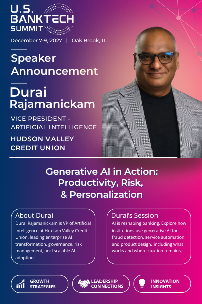 Hudson Valley Credit Union’s Durai Rajamanickam Joins Generative AI Discussion